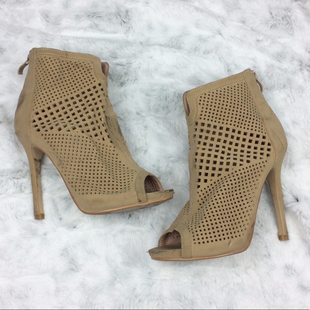Forever Peep Toe Booties